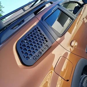 Dacia Duster Renault Metal Butterfly Window Guards - Stylish and Durable Impact Protection Solution for 2018 and Newer Models