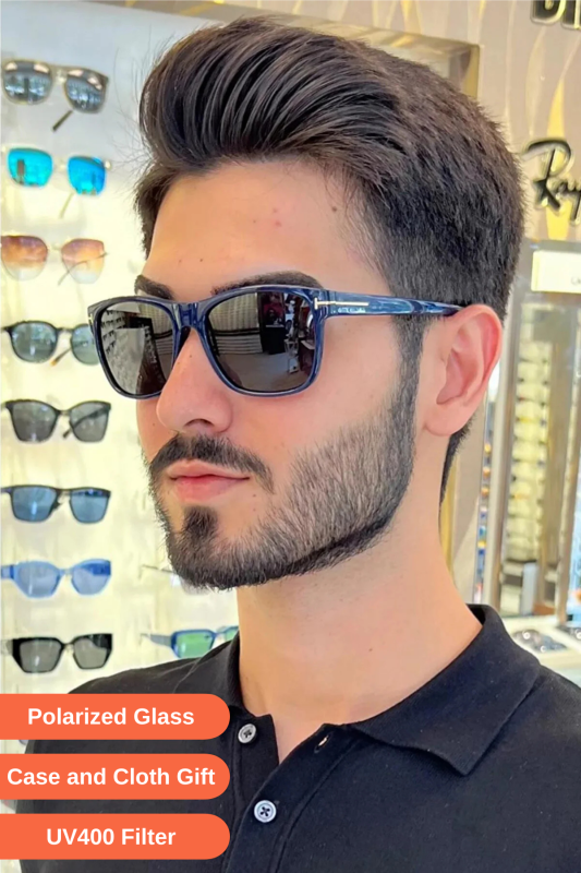 Experience the Ultimate Clarity with 1061 C8 55 Polo Exchange Polarize Sunglasses for Men - UV400 protection - Elevate Your Style!