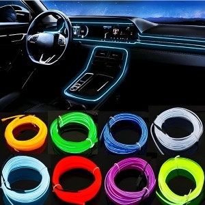 3M 5V USB Neon Light Dance Party Car Decor Light Neon LED Lamp Flexible EL Wire Rope Tube Waterproof LED Strip