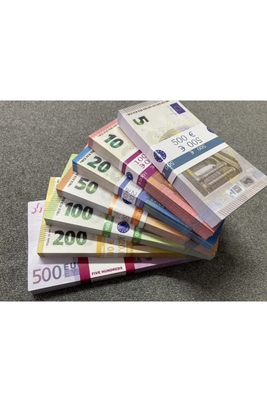 SOUVENIR 700 Pieces Mixed Euro 5-10-20-50-100-200-500 Euro,Invalid,Entertainment,Play,Joke,Wedding Money,Currency,Banknote