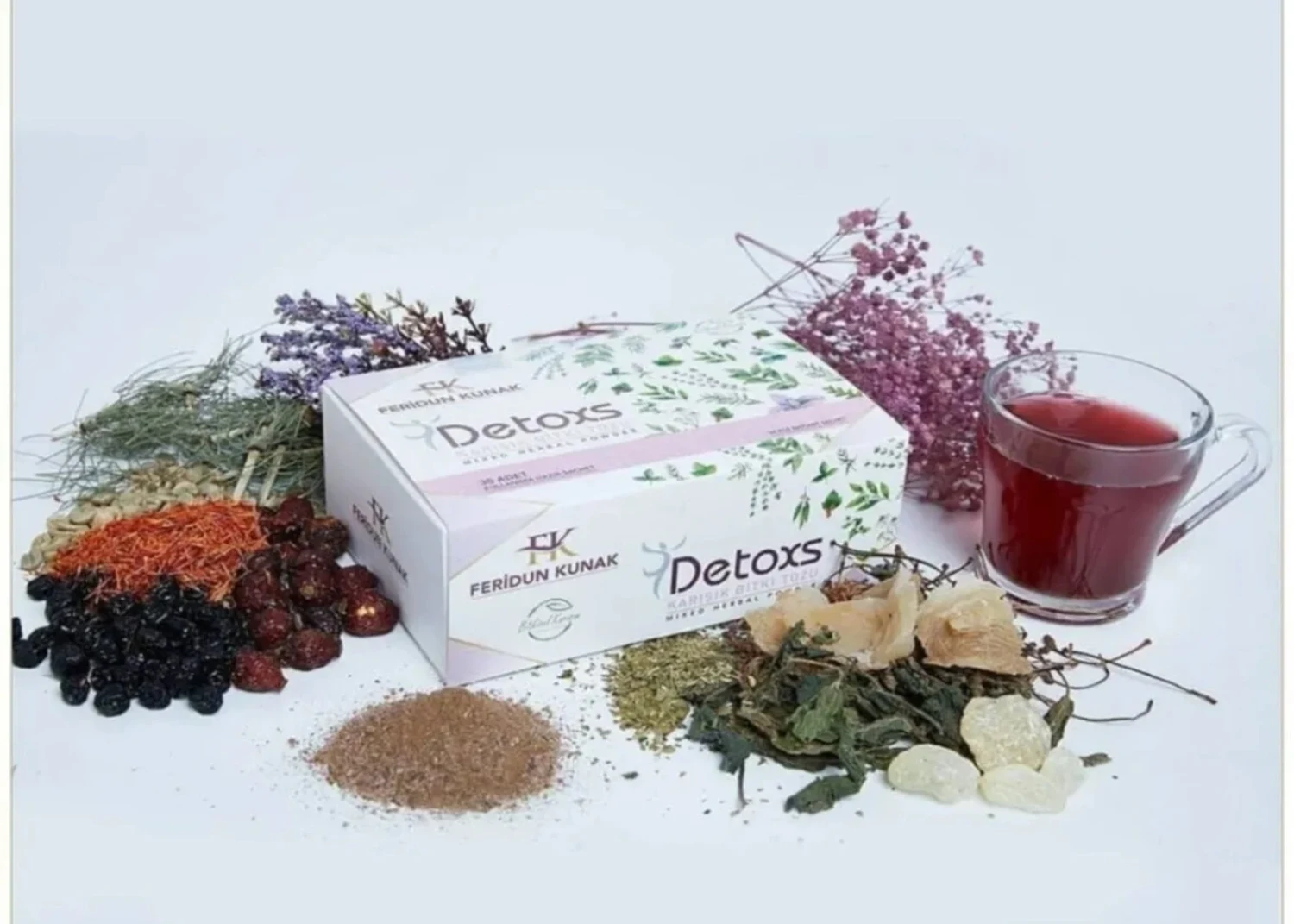 Detox Tea Slimming 1 Box 60 pcs | Natural Weight Loss Blend for Healthy Metabolism Boost