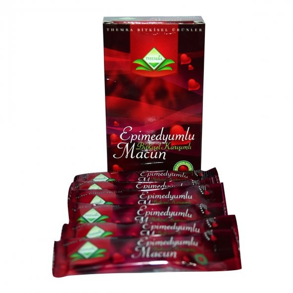 Themra 6 Sachets Red Honey for Man Energy Vitality - Authentic Turkish Herbal Paste