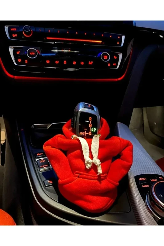 Enhance Your Car's Interior with Red Gear Hoodie - Universal Vehicle Gear Apparel | Add Style and Fun with Quality Fleece