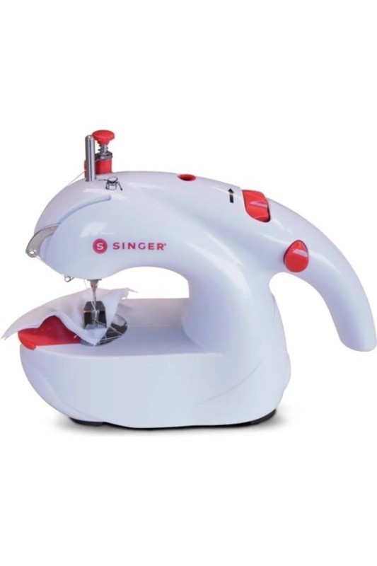 Experience Portable Sewing Freedom with SINGER Mini Handheld Sewing Machine | Dual-Thread Stitching, Adjustable Tension