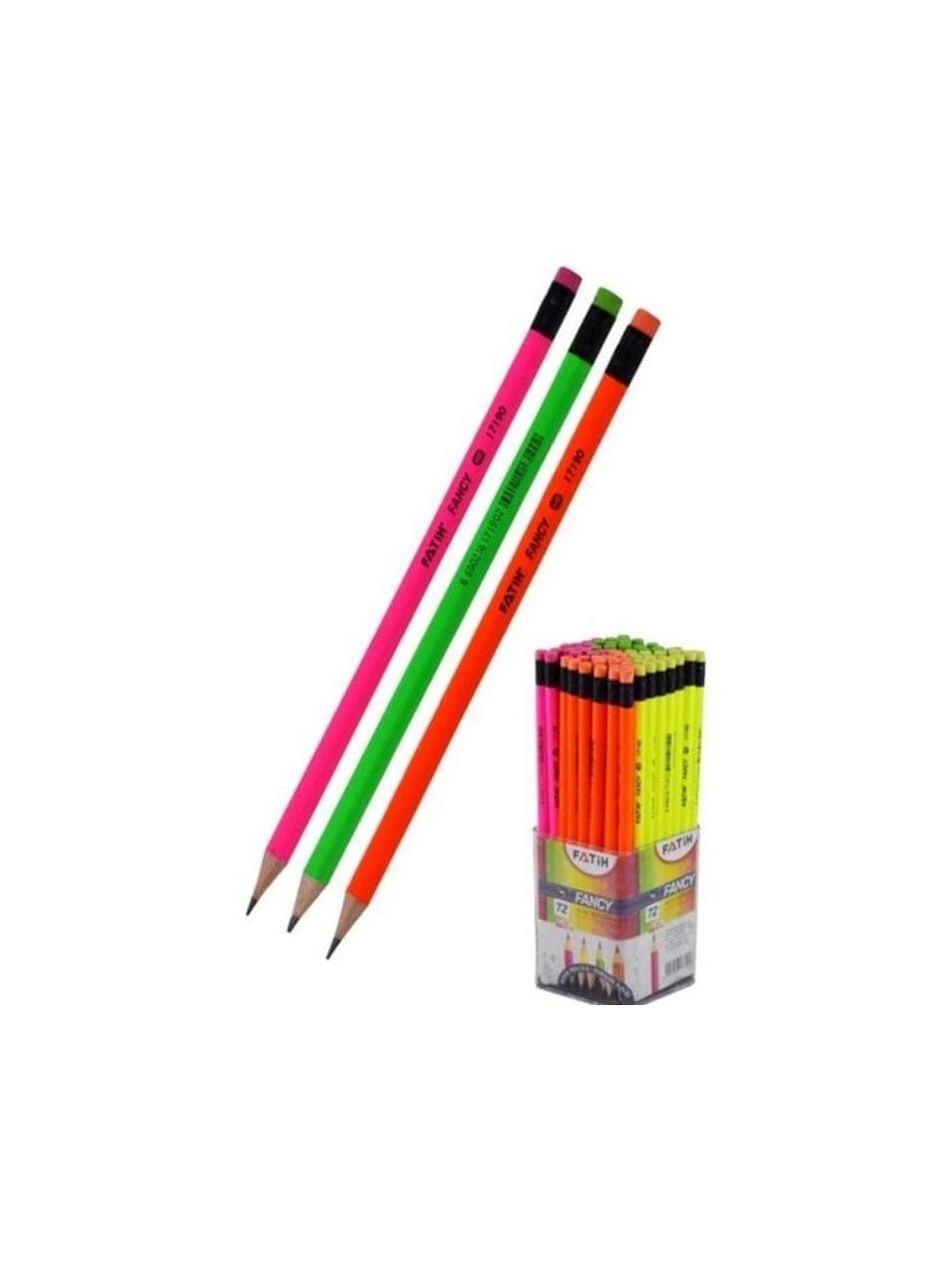 fatih pencil with eraser 50 pieces