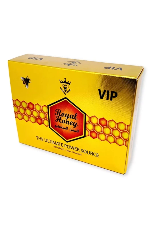 Royal Honey - Energizing Vitality Boost for Men | Authentic Pure Bee Honey Blend