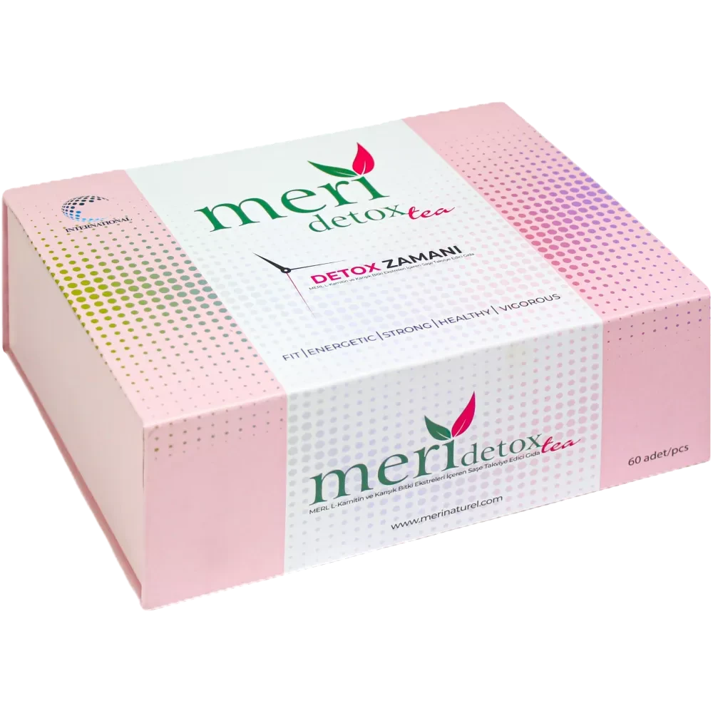 Meri Tea Turkish Herbal Slimming Pill 1 Box 60 Pcs - Detox & Weight Loss Support